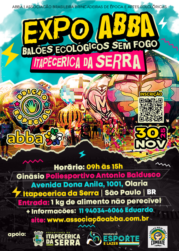 Flyer da Expo Itapecerica 2025